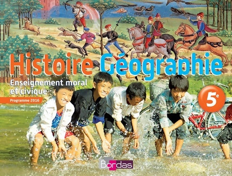 Histoire-géographie-emc 5e - manuel de l'élève - nouveau programme 2016 - Franck Belis -  Bordas - Livre