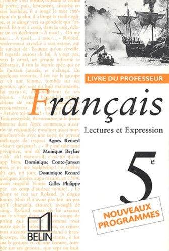 Français 5e 1997 professeur - Jules Renard -  Belin GF - Livre