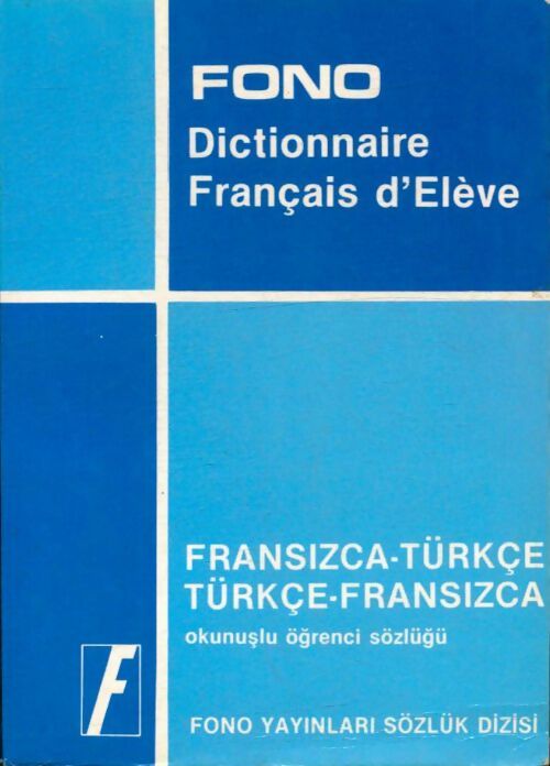 Dictionnaire français-turc / turc-français - Aydin Karaahmetoglu -  Fono - Livre