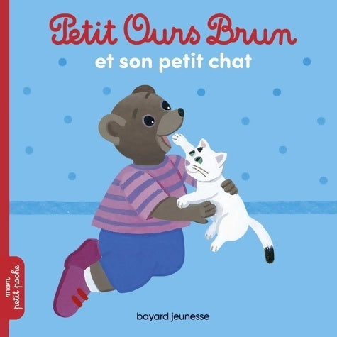 Petit ours brun et son petit chat - Marie Aubinais -  Mon petit poche - Livre