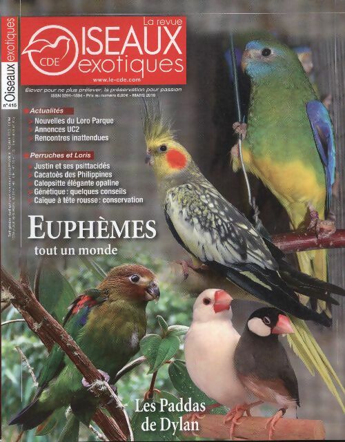 Oiseaux exotiques n°415 : Euphèmes tout un monde - Collectif -  Oiseaux exotiques - Livre