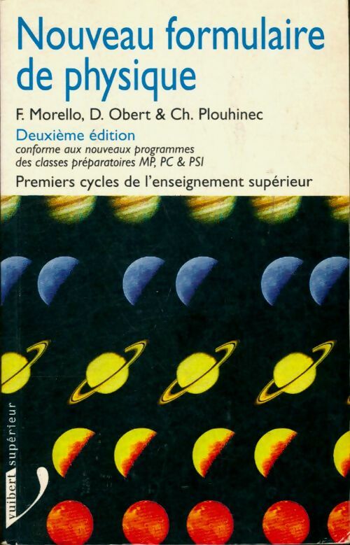 Nouveau formulaire de physique 2e édition - Obert -  Vuibert GF - Livre