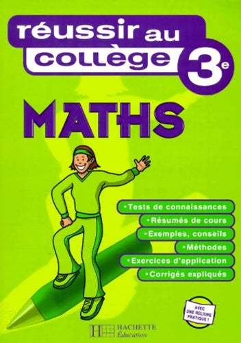 Maths 3ème - Collectif -  Hachette Education GF - Livre
