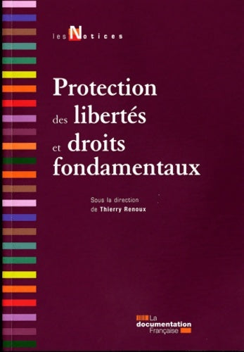 Protection des libertés et droits fondamentaux 2e édition - Thierry-serge Renoux -  Les notices - Livre
