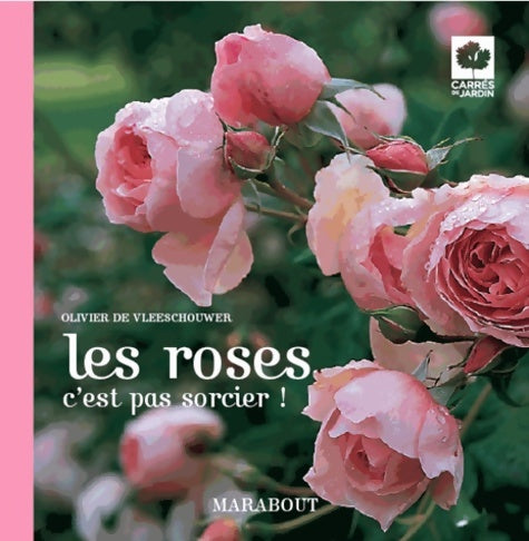 Les roses c'est pas sorcier ! - Olivier De Vleeschouwer -  Carrés de jardin - Livre
