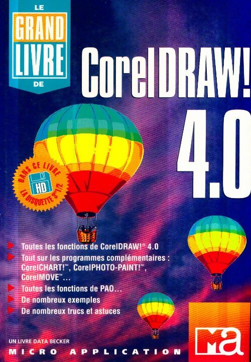 Corel draw 4. 0 - Micro Application -  Le grand livre de... - Livre
