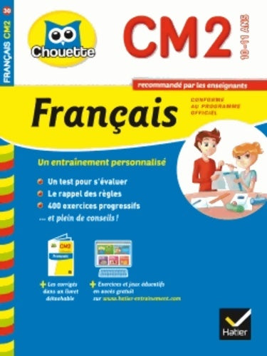 Français CM2 - Frank Marchand ; Jean-Claude Landier -  Chouette Entraînement - Livre