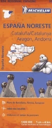 Espana noreste : Cataluña / catalunya aragón andorra - Collectif -  Régional Espagne - Livre