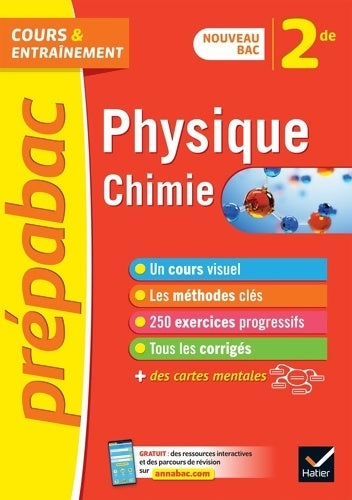 Physique-chimie seconde. Cours & entraînement - Nathalie Benguigui -  Prép@bac - Livre