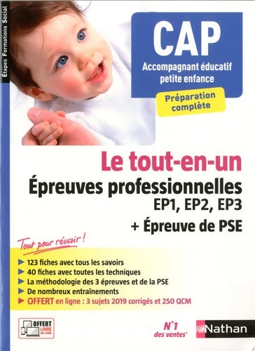 CAP accompagnant Éducatif petite enfance tout-en-un. Épreuves professionnelles 2020-2021 - Louisa Rebih-Jouhet -  Etapes Formations Santé - Livre