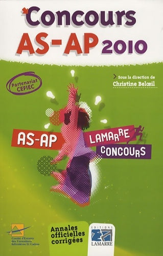 Concours as ap 2010 - Cefiec -  Lamarre Concours - Livre