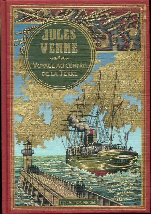 Voyage au centre de la terre - Jules Verne -  Hetzel GF - Livre