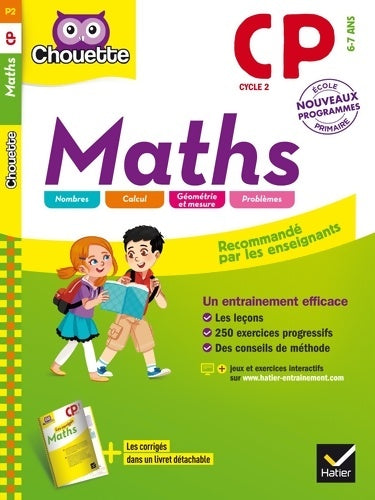 Maths CP - Lucie Domergue -  Chouette Entraînement - Livre