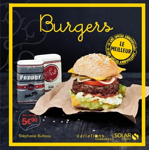 Burgers - Le meilleur des VG - Stéphanie Bulteau -  Variations gourmandes - Livre