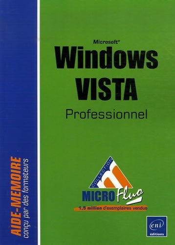 Windows vista professionnel - Corinne Hervo -  Microfluo - Livre