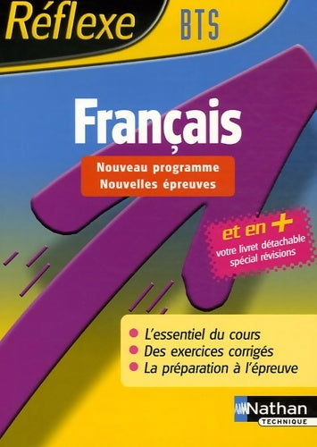 Français BTS - Yannick Artignan -  Réflexe - Livre