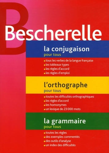 Bescherelle - étui : Conjugaison orthographe et grammaire - Bescherelle -  Hatier GF - Livre