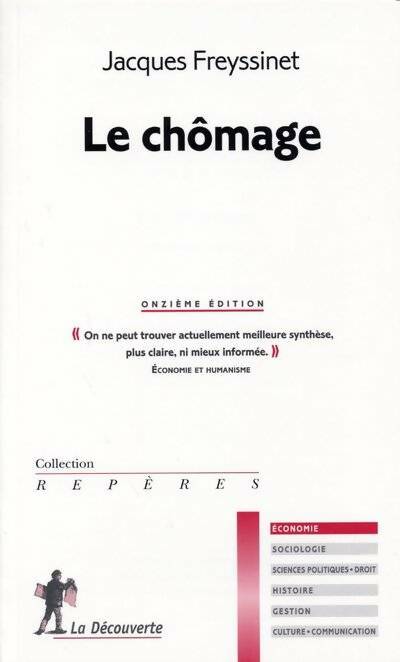 Le chômage - Jacques Freyssinet -  Repères - Livre