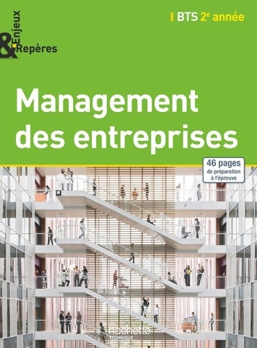 Enjeux et repères management des entreprises BTS 2e année - livre élève - ed. 2015 - Jean-bernard Ducrou -  Enjeux & Repères - Livre