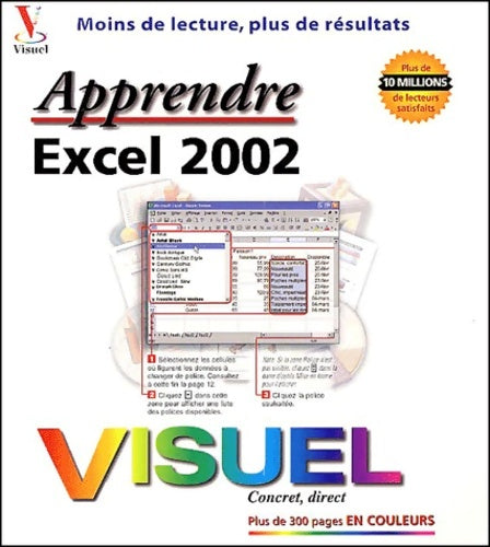 Apprendre Excel 2002 - MaranGraphics -  Visuel - Livre