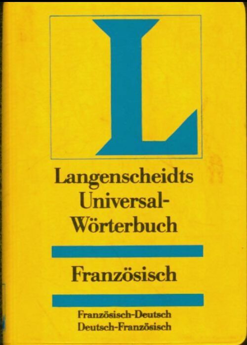 Dictionnaire französisch - deutsch - Collectif -  Langenscheidt - Livre