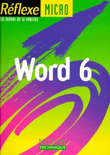 Word 6 sous wind mémo numéro 15 - Monique Langlet -  Réflexe - Livre