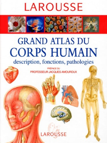 Grand atlas du corps humain : Descriptions fonctions pathologies - Collectif -  Larousse GF - Livre