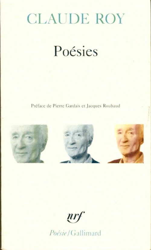Poésies - Claude Roy -  Poésie - Livre