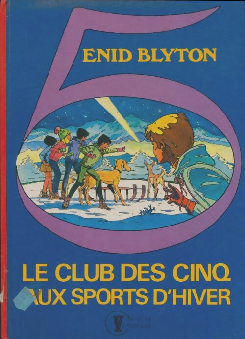 Le club des cinq aux sports d'hiver - Enid Blyton -  Vermeille - Livre