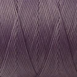 Fil polyester plat ciré 0,5mm couleur Mauve (x 2m)