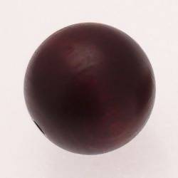 Perles en Bois rondes Ø30mm couleur Chocolat (x 1)