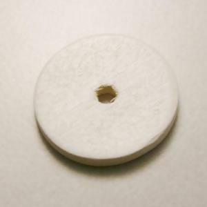 Disque diamètre 30mm couleur blanc (x 1)