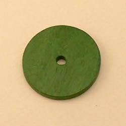 Disque diamètre 30mm couleur vert (x 1)