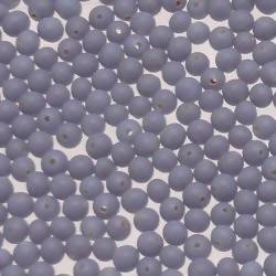 Perle ronde en verre Ø4mm couleur bleu pervenche (x 20g)