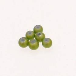 Perles magiques rondes Ø5mm couleur Vert (x 6)