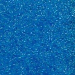 Perles de Rocaille 2mm couleur Bleu Clair transparent (x 20g)