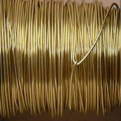 Bobine de 8m de fil de cuivre 0,9mm couleur doré