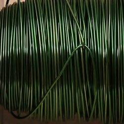 Bobine de 8m de fil de cuivre 0,9mm couleur vert olive