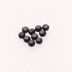 Perles magiques rondes Ø4mm couleur Noir (x 10)