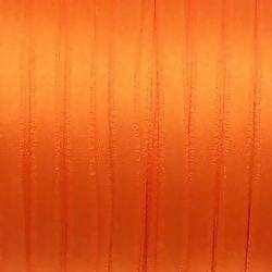 Ruban de satin 5mm couleur orange (x 1m)